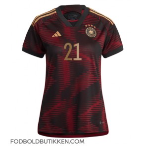 Tyskland Ilkay Gundogan #21 Udebanetrøje Dame VM 2022 Kortærmet